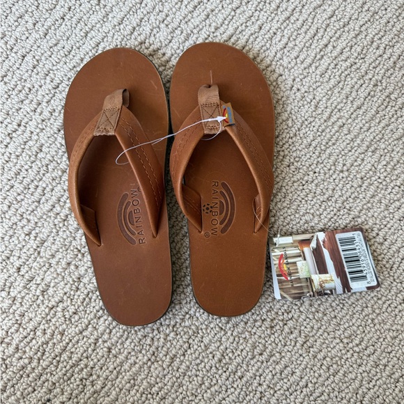 Rainbow Brown Sandals - Picture 1 of 3
